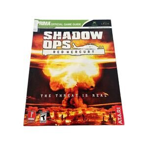 Shadow Ops: Red Mercury Prima Official Strategy Guide Book Microsoft Xbox Atari